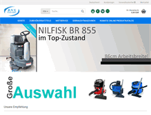 Tablet Screenshot of bns-gmbh.de